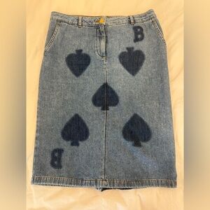 Boutique Moschino denim pencil skirt